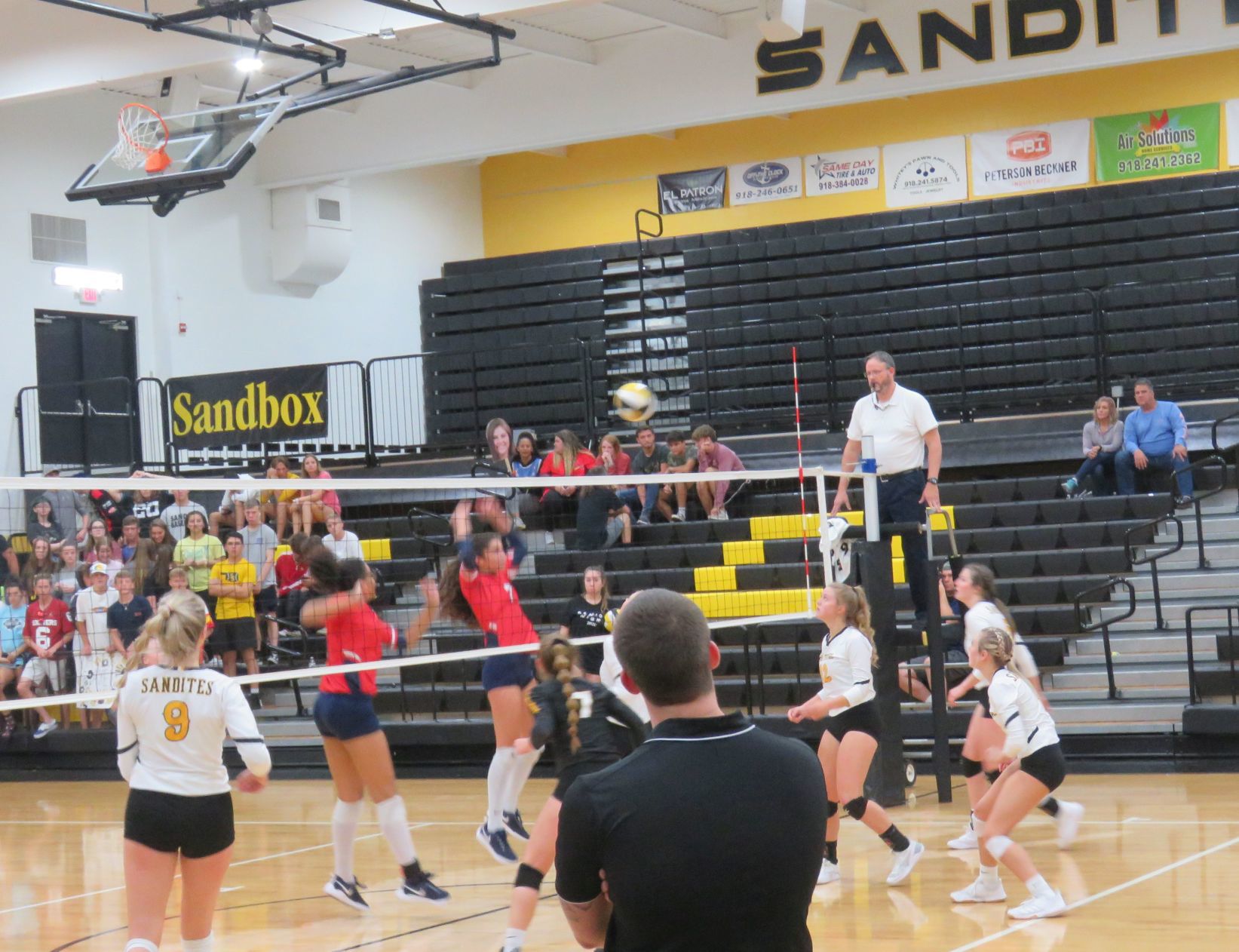 Lady Sandite Senior Night Volleyball game against the Ponca City Wildcats